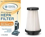 Dirt Devil F2 Replacement HEPA Filter; Compare to Dirt Devil Part #3SFA11500X, 3-F5A115-00X