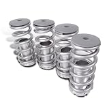 1988 - 2000 HONDA CIVIC CRX 94 - 01 ACURA INTEGRA SILVER LOWERING SPRINGS 4 PCS. by Spec-D Tuning