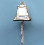 Nine Inch Diameter Brass Ship's Bell
