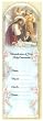 100 First Communion Mini-Bookmark Remembrances in Spanish, 2.5" x 8.25" - Boy