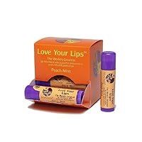 MyChelle Love Your Lips, Peach Mint, 0.5-Ounce Tube (Pack of 2)
