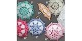 Lovely Small Sized Battenburg Lace Parasol, 12"