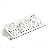 iBUFFALO Arvel パンタグラフ USBミニキーボード ホワイト DPKM9UWH