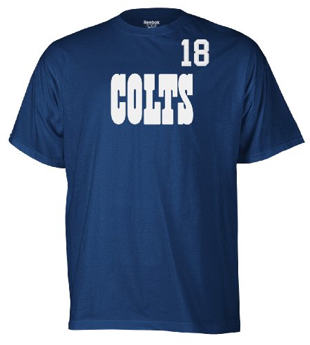 NFL Men's Indianapolis Colts Payton Manning Game Gear Player Tee (Speed Blue, XX-Large)