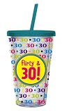 Flirty & 30 Insulated Cup w/ Straw