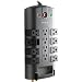 12-Outlet Pivot-Plug Surge Protector With Telephone And Coax Protection