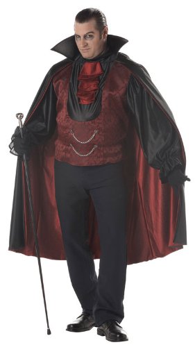 Halloween Vampire Count Costume for Plus Size 