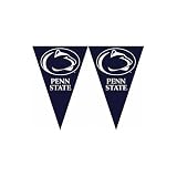 Penn State Nittany Lions NCAA 25Ft String Of 6 x 9 Party Pennants (Flags)