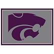 Kansas State University Rug - Purple/ Gray (Rectangle)