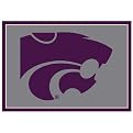 Kansas State University Rug - Purple/ Gray (Rectangle)
