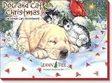 Leanin Tree AST90235 Dog and Cat Christmas Boxed Cards