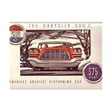 1957 CHRYSLER 300 Sales Brochure Literature Book Piece by Chrysler
