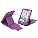 TeckNet@ NEW Kindle Touch Leather Cover With Adjustable Stand For for NEW Amazon Kindle Touch / 6 inch / 2012 generation - Purple