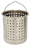 Bayou Classic B136, 36-Qt. Stainless Perforated Basket