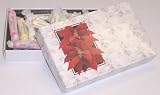 Gourmet Food : Scott's Cakes Assorted Salt Water Taffy 1/2 Pound Poinsettia Box