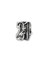 Special Year, Number 21 Charm in Silver For 3mm Charm Bracelets