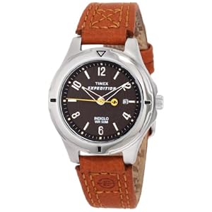 Timex Women's T49856 Expedition Field Brown Dial Burnt Sienna Leather Strap Watch (Watch)