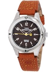 Timex Womens T49856 Expedition Field Burnt Sienna Leather Strap Watch