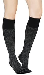 Buttons & Pleats Womens & Mens Medical Grade 20-30 mmHg Compression Socks Paisley SM
