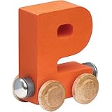 NameTrain Bright Finish Letter Cars - P