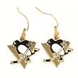 Pittsburgh Penguins Dangle Earrings