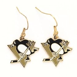 Pittsburgh Penguins Dangle Earrings