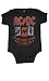 Toddler and Infant AC/DC "For Those About To Walk" One Piece Baby Suit in Black