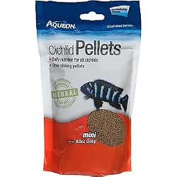 Aqueon 06181 Cichlid Food Mini Pellets , 8-1/2-Ounce