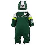 Dale Earnhardt Jr. Green Infant Speedway Coverall & Hat Set