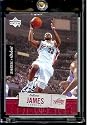 2005 06 Upper Deck Rookie Debut LeBron James Cleveland Cavaliers Basketball Card #15 - Mint Condition - In Protective Display Case !!