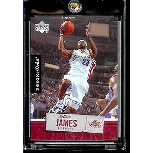lebron james upper deck rookie debut card