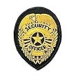 Gold Security Officer Badge Patch