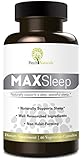 MAXSleep. Melatonin, GABA & Valerian Combined In Amazing Sleeping Pills For Deep, Sound and Refreshing Sleep, Always. Natural Sleep Aid to Help You Fight Insomnia & Sleep Deprivation. 2 Months Supply