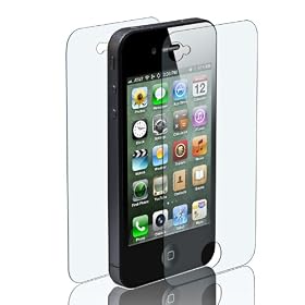 Apple Iphone 4s 4g Screen Protector Clear Full Body Front + Back Protection