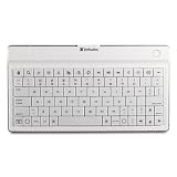 Verbatim Ultra-Slim Bluetooth Wireless Mobile Keyboard - White (97754)