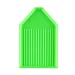 24Pcs Plastic Bead Sorting Trays Box Triangle DIY Diamond Painting Cross Stitch Tool for Art Craft Project 3.6 x2.3 inch Green