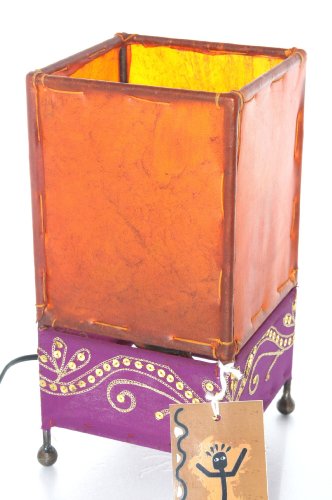 Lampe peau de chèvre style marocaine