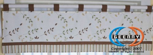 GEENNY Window Valance For Boutique Giraffe Family 13 PCS Crib Bedding Set