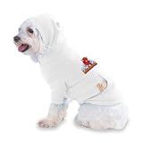 The Devil went down to New Jersey! Hooded (Hoody) T-Shirt with pocket for your Dog or Cat SMALL White