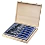 Irwin M444SB6N Blue Chip Bevel Edge Woodworking Chisel Set, 6-Piece (Box set)