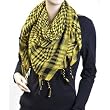 Houndstooth Square Shawl, Yellow and Black