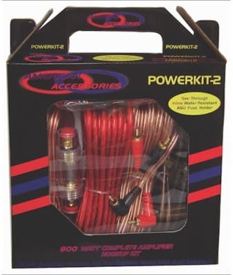 8 Gauge 8ga Amplifier Amp Wiring Kit Rca Fuse