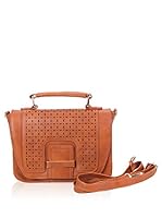 Carla Belotti Bolso asa de mano Handbag Light Brown Candida (Marrón Claro)