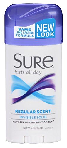 Sure Deodorant 2.6oz Invisible Solid Regular