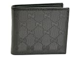 【並行輸入】 グッチ (GUCCI) GG柄(グッチインプリム) 小銭入れ付き折り財布 224122-FU4HR-1000 ブラック