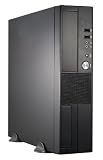 Compucase Micro Atx Slim Desktop Case All Black,usb+hd Audio 250watts Psu 8cm Fan
