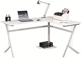 Large White CORNER Computer Desk with FREE EXPEDITED DELIVERY (PC27s)