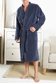 Thermal Fleece Dressing Gown [T07-6266-S]