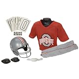 Franklin Ohio State Buckeyes DELUXE Youth Helmet and Football Uniform Set (Medium)