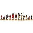 Revolutionary War Chess Set - Pieces - King 3.25 inches tall - Hand Painted